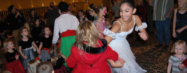Under the Instruction of Creator & Director Helen Wilkins 16 dancers from InMotion ranging in age from 9-16 were selected to perform at the Traditional Santa Breakfast hosted by the beautiful Downtown...